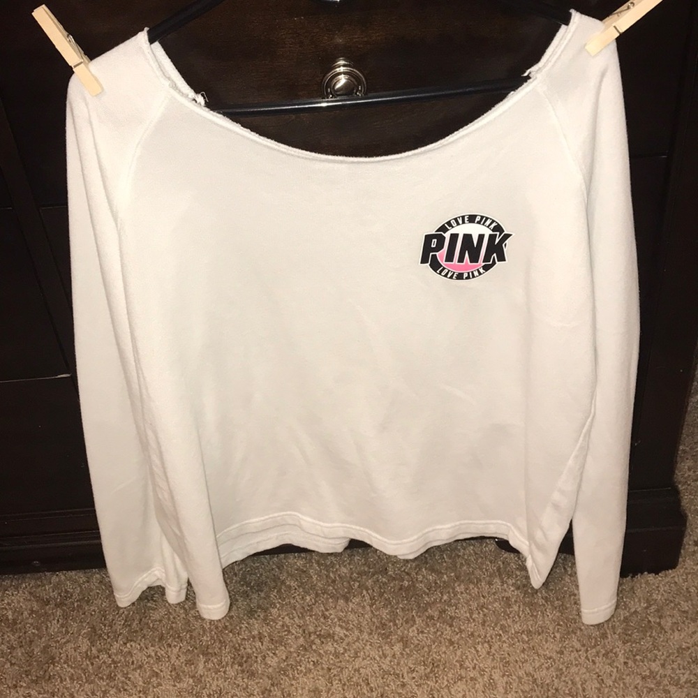 Off the shoulder sweatshirt